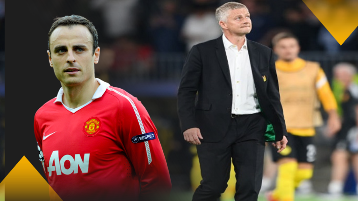 Dimitar Berbatov and Ole Gunnar Solskjaer